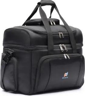 Mojecto 628250547269 Extra Large Cooler Bag For 3-4 Days Trip 17 X 10 14 Inch Black