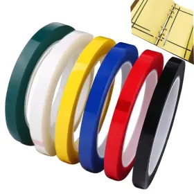 Mwbt-22 Monochef 6 Pack 3mm 1/8 Inch Width Graphic Tape Whiteboard Self Adhesive