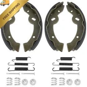 Mosnai 787803799590 Ezgo Brake Shoes Pads Spring Kit Fit Txt/medalist 5.2 X 2.1 Inch Black