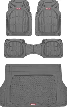 Motor Trend 826942126918 Flextough 4-piece Heavy Duty Floor Mats For Cars Trucks Suvs Automo
