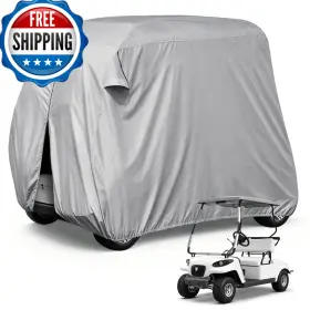 B07j4ldyqp Moveland 2022 Upgraded 2 Passenger Outdoor Golf Cart Cover Compatible Ez Go