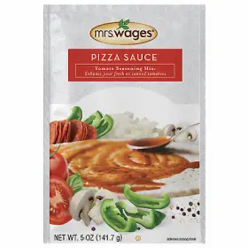 W539-j4425 Mrs. Wages 12 Pack Tomato Sauce And Canning Mix Pizza 5-oz