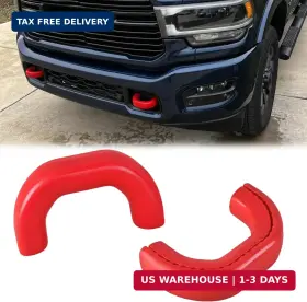 Muhize 756594501439 Front Tow Hooks Covers For Ram 2500/3500 2019 2020 2021 2022 2023 2024 20