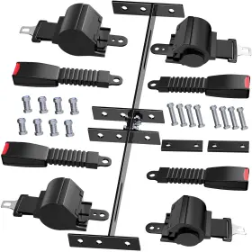 Mumpprce 711474151069 4 Pack Universal Golf Cart Seat Belts Fits 4-seats Ezgo Club Car Yamaha Gol