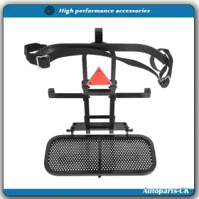 Ack3402016 Munirater Upgraded Golf Cart Rear Seat Bag Rack For Ezgo Club Car Yamaha Foldable Holder