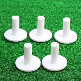 Muxsam 742186697925 Golf Rubber Tee Holder 5-pack 2 Inch Mat Tees For /50mm White