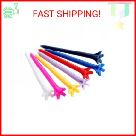 8081rk Muxsam Plastic Golf Tees 2 3/4 Inch/70mm Unbreakable 100 Pack Bulk Long Stronge