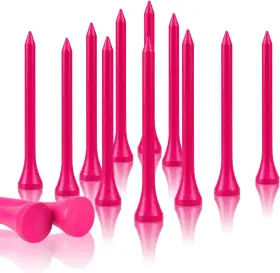 Mykuja 787414633740 Bamboo Golf Tees Professional Multiple Color 70mm Pink