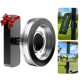 Holder-360 Neverland 01065 Magnetic Golf Cart Phone Rotation 01-silver