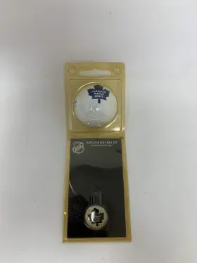 Nhl 845335002523 New Toronto Maple Leafs Golf Gift Set Ball Marker- Vintage