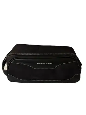 055553 Nike Black Nylon Golf Shoe Ball Carrying Bag