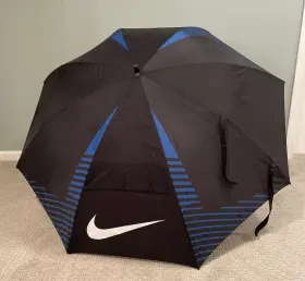 Nike 723141902148 62 Inch Windsheer Lite Golf Umbrella-black/blue New