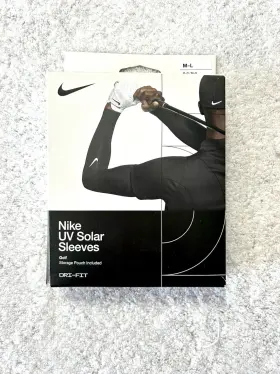 Nike 887791740687 Uv Golf Unisex Solar Sleeves Black M-l Shr