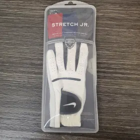 Gg0180 Nike New Stretch Junior Golf Glove Size Large 18cm M Youth Left Hand White