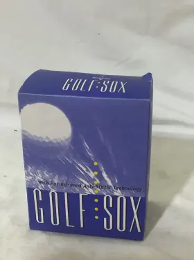 1761 Nikken Vintage Golf Sox Socks 1998 Far-infrared Technology Nos #1761