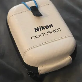 Cscs1wh Nikon Golf Hard Case For Coolshot Pro Stabilized Laser Cs-cs1 White Euc