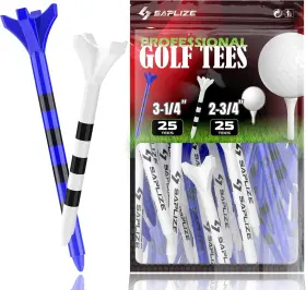 Esg2-te02s-mx50-1 Nobrand Plastic Golf Tees 50pk Reinforced 3 Sizes 1.5-3.25 Inch