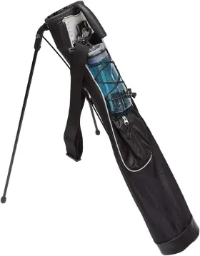 Jr1256 Nobrand Pitch And Putt Sunday Golf Bag With Stand Handle Black