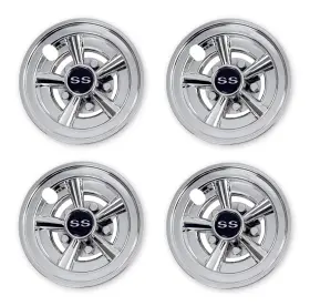 B085y3j53t Nokins Golf Cart Hubcaps 8 Inch Set Of 4 Club Car Ezgo Yamaha Chrome Wheel Cover