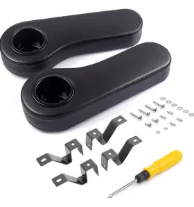 Fckd1375 Nokins Golf Cart Rear Seat Arm Rest Cushion Cup Holder For Ezgo Club Car Yamaha