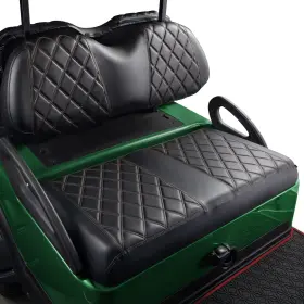 Nks10017-blks Nokins Golf Cart P Diamond Leather Seat For Club Car Precedent Black