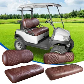 Nks4r10015-p-8438 Nokins Golf Cart Diamond Seat Covers Kit For Club Car Precedent/tempo/onward Brown