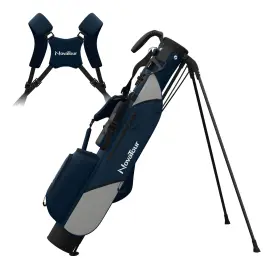 Novatour 009900730431 Ultra Lightweight Premium Par 3 Golf Bag With Double Strap 6 Zippered Pocket