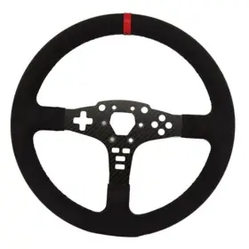 Zb207-1 Obolidyamor Replace 13 Inch Lightweight Suede/leather Steering Wheel With Full Suede
