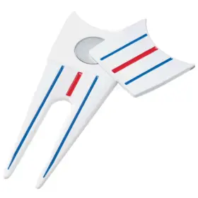 5921106 Odyssey Callaway Triple Track Divot Tool - Red/white/blue