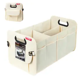 1i761627-befba Oemassive Trunk Organizer-55l Oxford Folding Car Organizer Sturdy L White