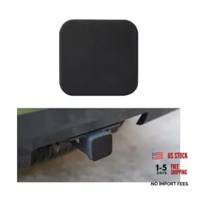 Ohleats-1896th Ohleats Trailer Hitch Cover 2 Inch Tube Plug Insert Rubber Tow Black