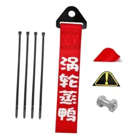 Ohleats-2325cj Ohleats Car Jdm Tow Strap Racing Trailer Belt With Chinese Slogan Style 2
