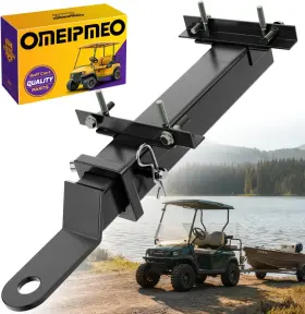 Omeipmeo 789563428499 Golf Cart Trailer Hitch Kit Heavy Duty With 2 Inch Receiver Univ