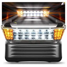 Omeipmeo 797457093593 Club Car Precedent Led Headlight With Bumper 12v Golf Cart Kit For