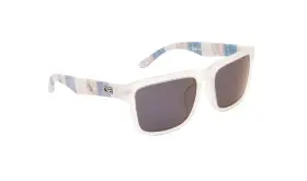 22145 Optic Nerve New Golf Mashup Sunglasses Crystal Snow Wood With Polarized Smoke