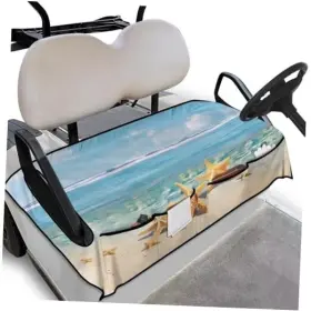 Ora-ysfa5264czc80-14 Oramclsy Golf Cart Seat Covers With Pockets Accessories Soft Starfish
