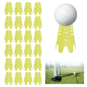 Wmy-golf-24pcsyellow Oresdd Plastic Golf Tees 24pcs Simulator For Home Outdoor Yellow