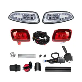 Egr2016 Orle Oko Deluxe Led Headlight Taillight Golf Cart Light Kit Compatible Ezgo Rxv 2016