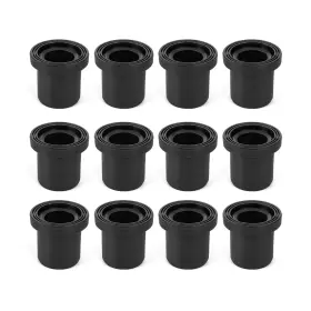 M158746 Outopakkle 12pcs Suspension Upper Lower A-arm Control Lever Flanged Sleeve Bushings Isol