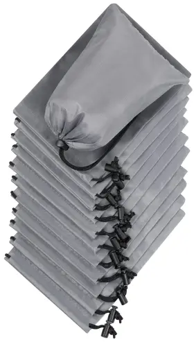 Sl415 Palterwear 796753990490 Drawstring Bag - Nylon Cinch And Ditty Stuff Pouch With Toggle 7 X 9-12 Pack