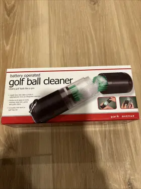 Park Avenue 021276932710 Golf Ball Cleaner Battery Operated Cleans Balls Like A Pro Brand New