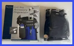 Pa2382bk Park Avenue Golf Bag Accessory Organizer Unused Utility Belt Multi-compartment