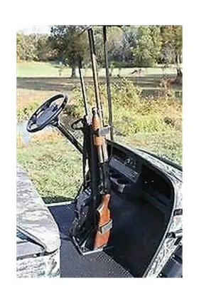 Gr-101 Parts Direct Golf Cart One Piece Gun Rack - Holds Or Two Guns