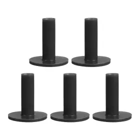 Pta241230tt000225eu Patikil 2.8 Inch Rubber Golf Tees 5 Pack Tall Practice Training Black