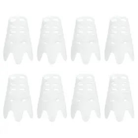 Ptf240315tt000229jp Patikil Golf Simulator Tees 8 Pack Plastic Mat Practice White