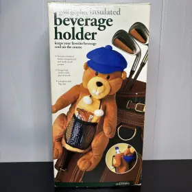 Perfect Solutions 021276633211 Golf Gopher Insulated Beverage And Snack Holder For Bag
