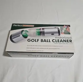 Ps3271ti Perfect Solutions Motorized Golf Ball Cleaner Silver Green Black