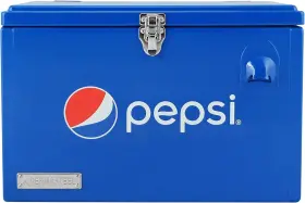 Ps-a205-21pe-bl Permasteel Pepsi 21-quart Ice Chest Small Portable Cooler Blue