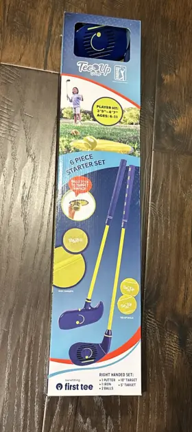 Pga 850024265912 Tour Tee Up Golf 6 Piece Right Handed Starter Set Ages 6-11 Height 3 9 Inch -4 7