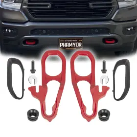 Ram-tcg-rd-1923 Phamyor Heavy Duty Front Tow Hooks Fit For 2019-2024 Dodge Ram 1500 Dt Replace Oe 82